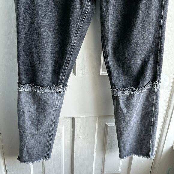 Free People The Ragged Priest Stripe Panel Mom Jeans - Picture 6 of 11